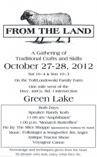 NORML-Fundraiser-Bake-sale-pie-by-the-slice-From-The-Land-2012-Vendor-Flier