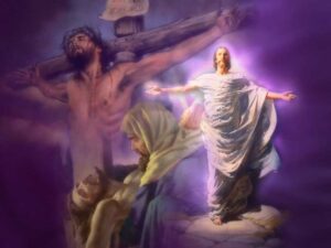 cross JESUS-CRUCIFIED-RESURRECTION