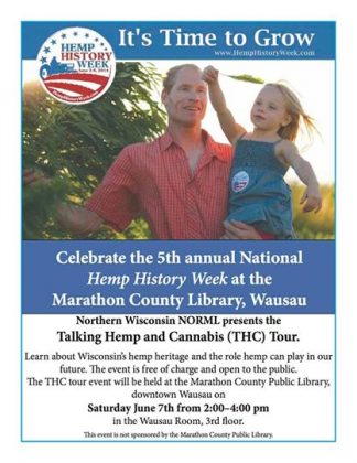 Hemp History Week 2014 THC Tour - Wausau Wisconsin