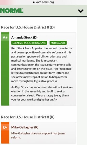 Amanda Stuck (D) to challenge Mike Gallagher (R) for Congressional Seat
