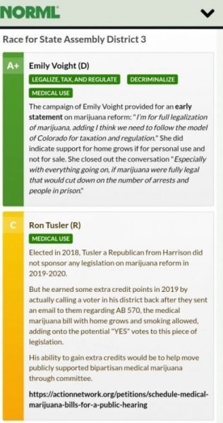 Emily Voight (D) to challenge Ron Tusler (R)