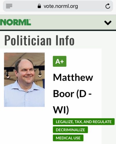 Matt Boor Candidate Scorecard