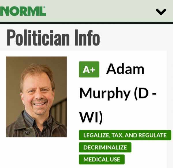 Adam Murphy (D) Marijuana Record
