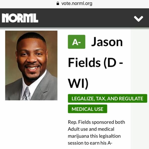 Rep Jason Fields Marijuana Info